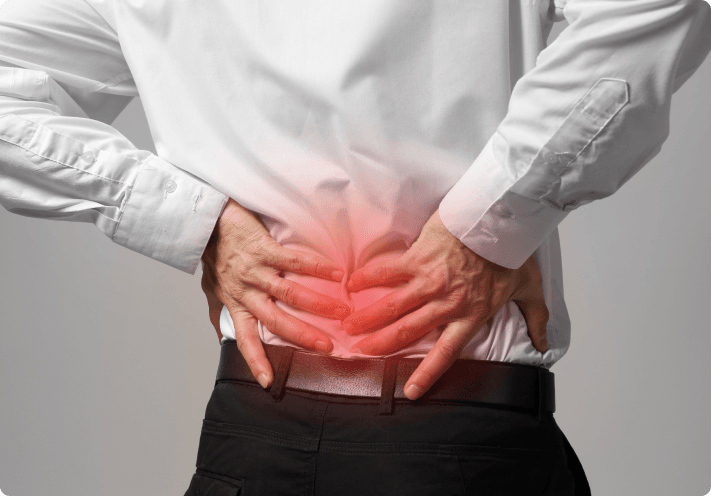 Various risk factors contributing to lower back pain