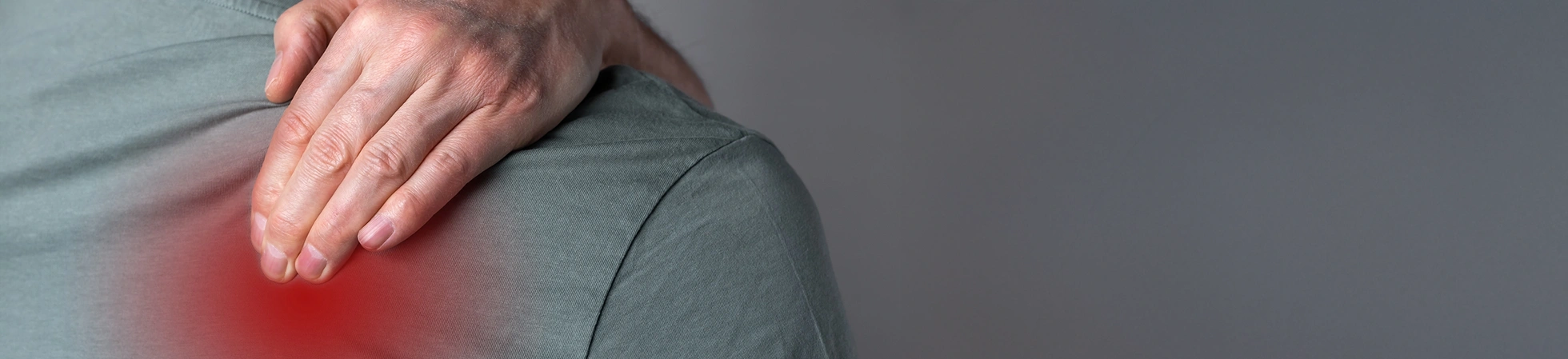 Man suffering from back pain