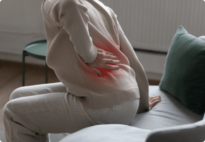 Patient with back pain considering nucleoplasty