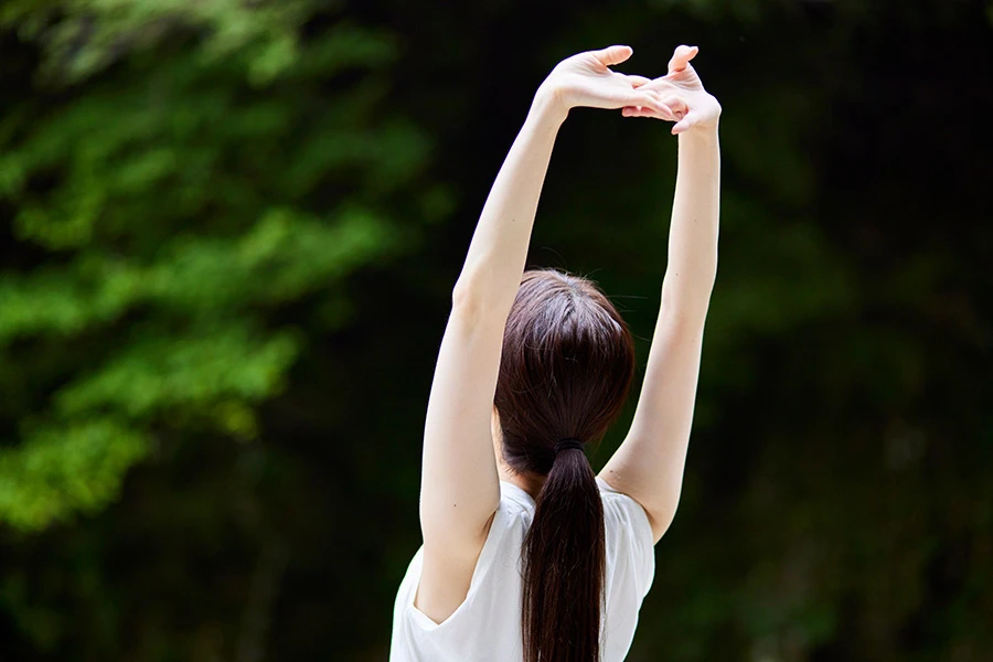 Person enjoying the benefits and efficacy of sympathetic nerve blocks